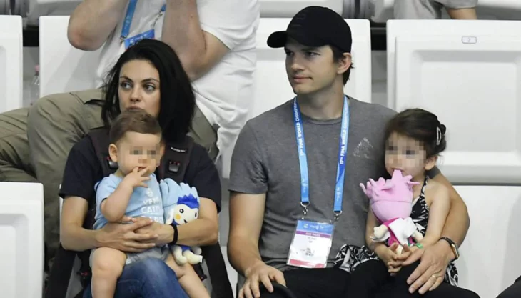 Mila Kunis Kutcher e hijos
