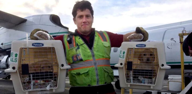 Richard con perritos