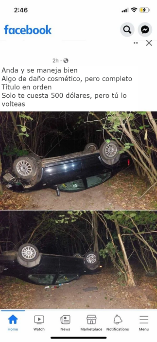 auto volcado