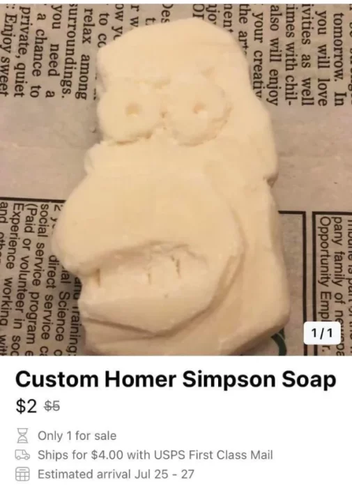 Jabón de homero simpson