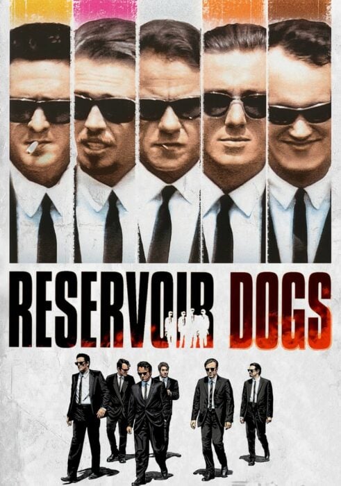 Perros de reserva afiche