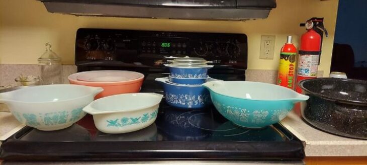 Trastos pyrex vintage