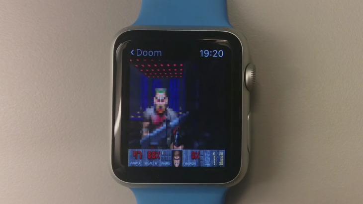 Reloj de pulso con DOOM