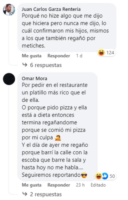 Pedir algo más rico que ella