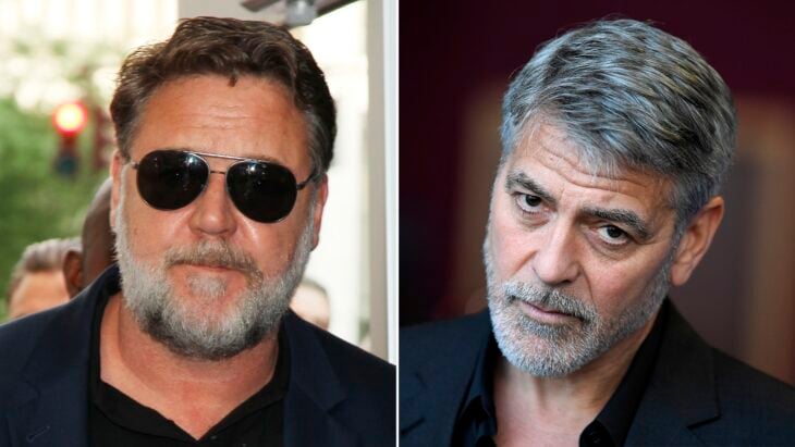 Russel Crowe y George Clooney
