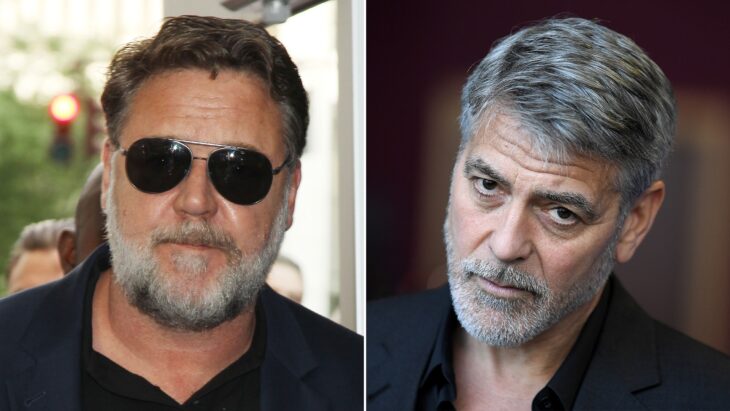 Russel Crowe y George Clooney