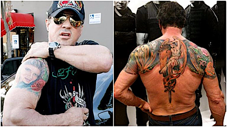 Los tattoos de Stallone