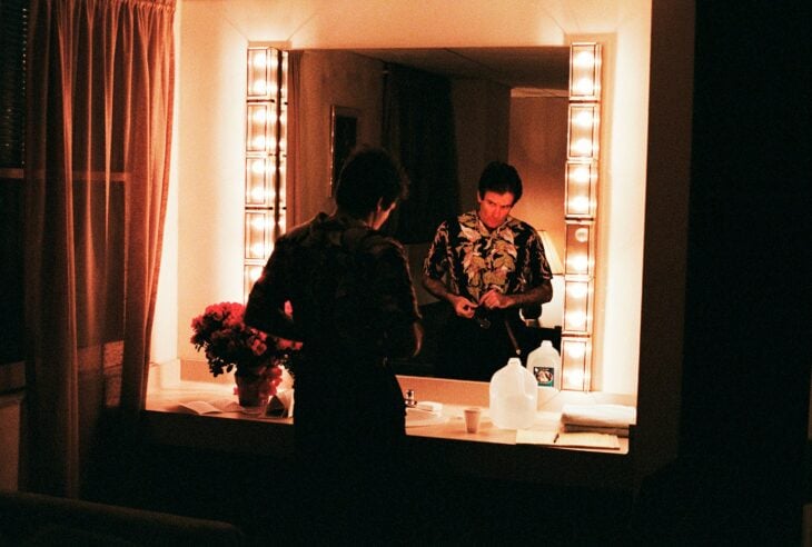 Robin Williams en el camerino