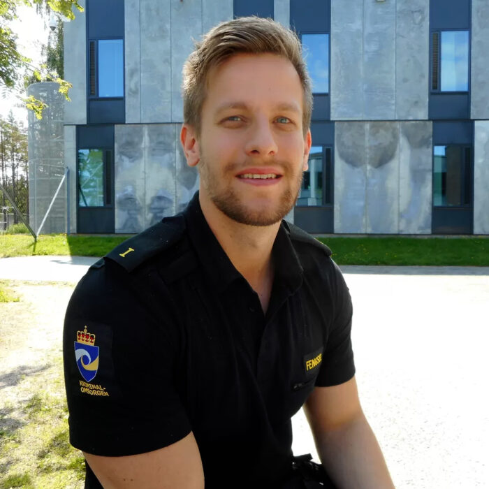 Policías en Halden Fengsel