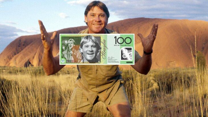 En las redes sociales el billete de Steve Irvin