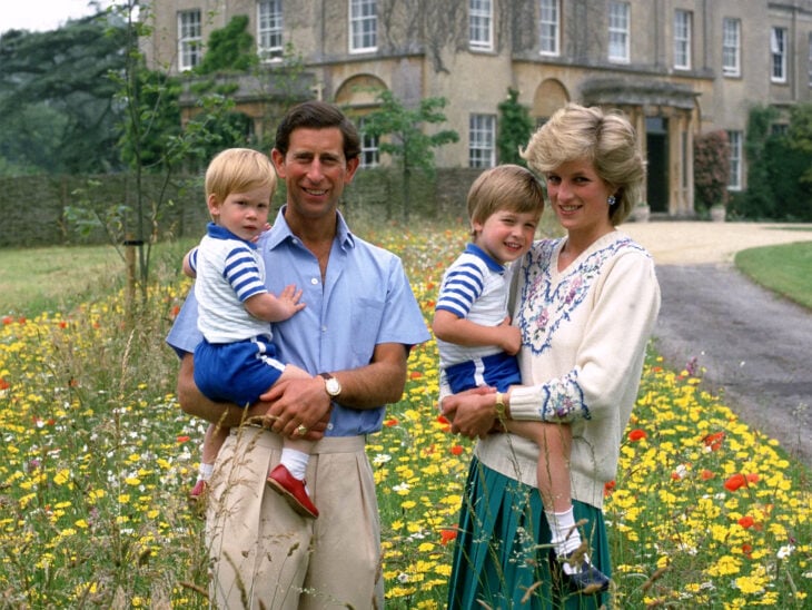 Carlos, Diana y sus hijos