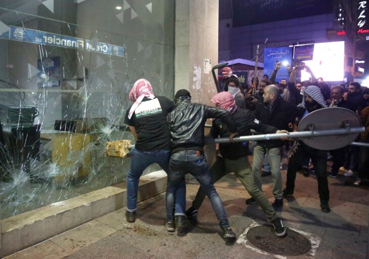 Protestas en Líbano