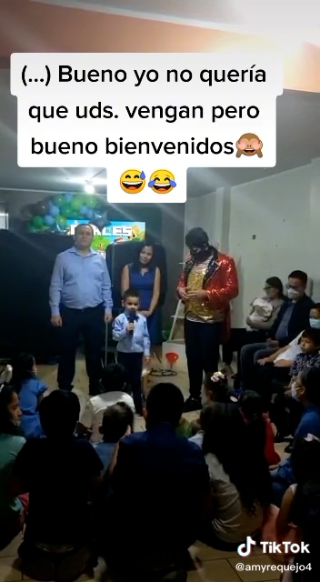 Niño se sincera con sus invitados