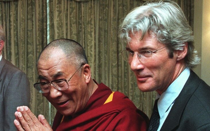 RIchard Gere y el Dalai Lama