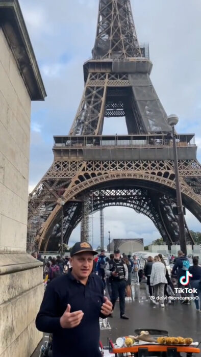 En la Torre Eiffel