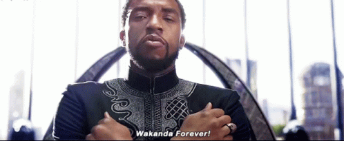 Chadwick Wakanda forever