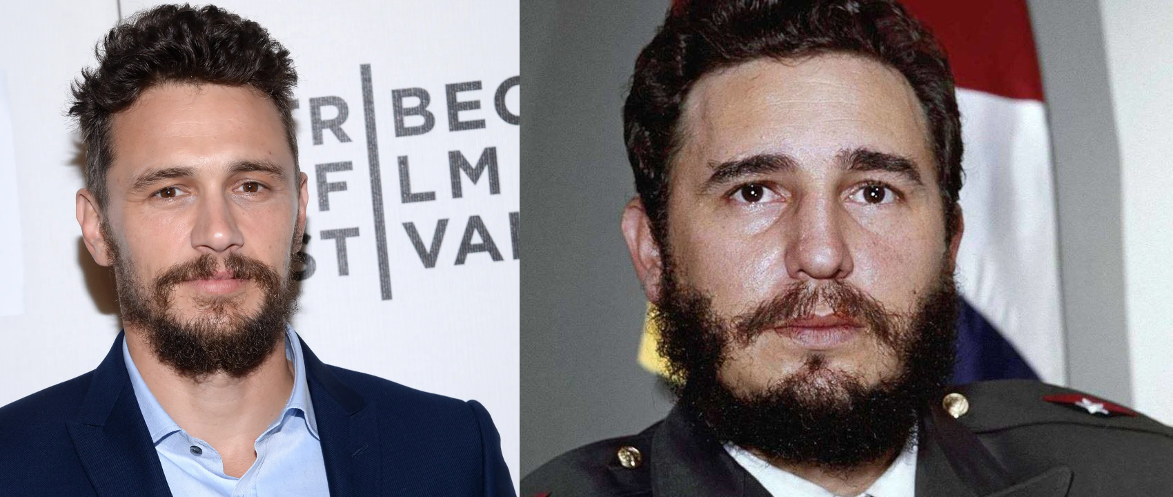 James Franco y Fidel Castro