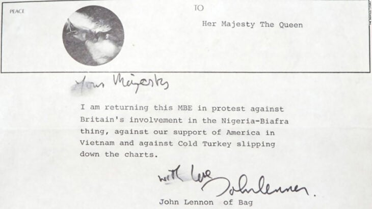 John Lennon carta