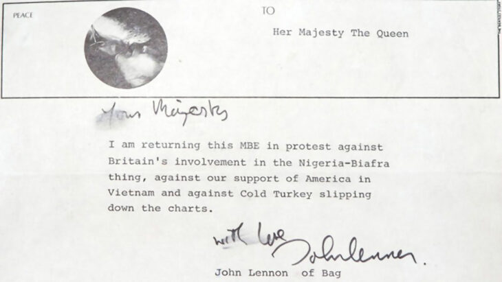 John Lennon carta