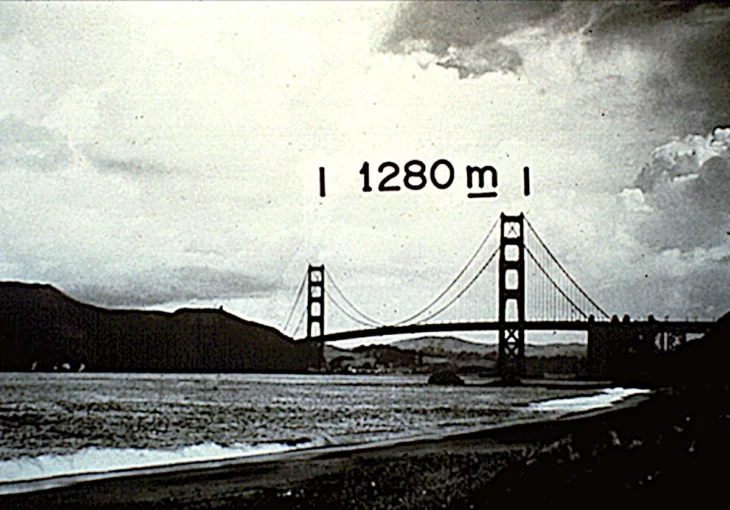Golden Gate con dimensiones