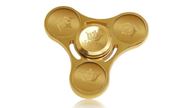 Fidget de oro de 18 kilates