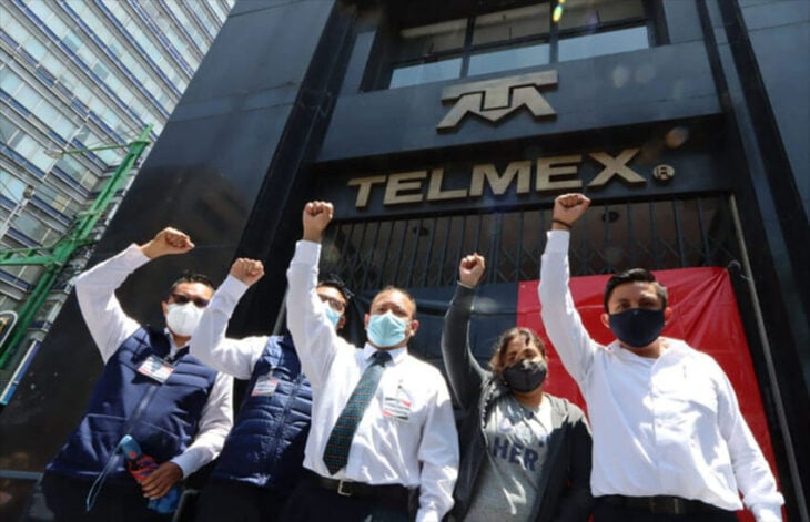 Huelga en Telmex