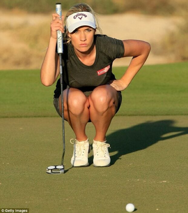 Paige en el campo de Golf