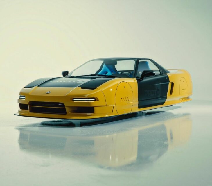 Accura NSX levitante