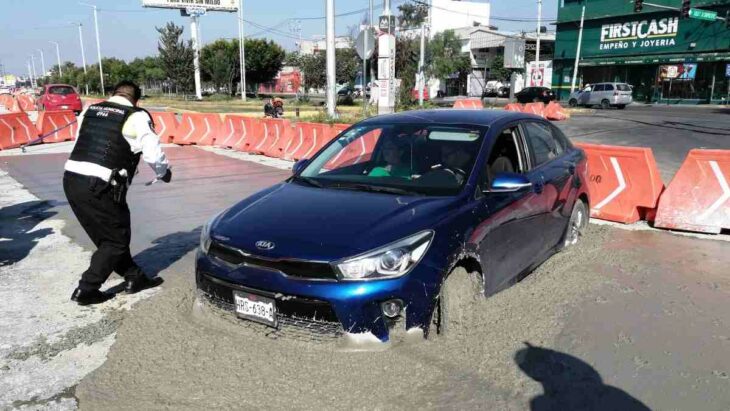 Coche estascado