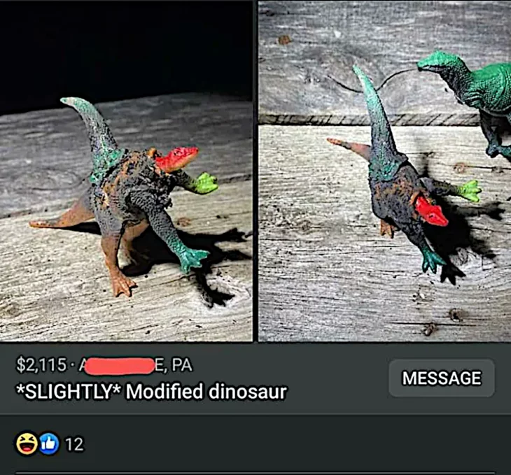 DInosaurio modificado genéticamente