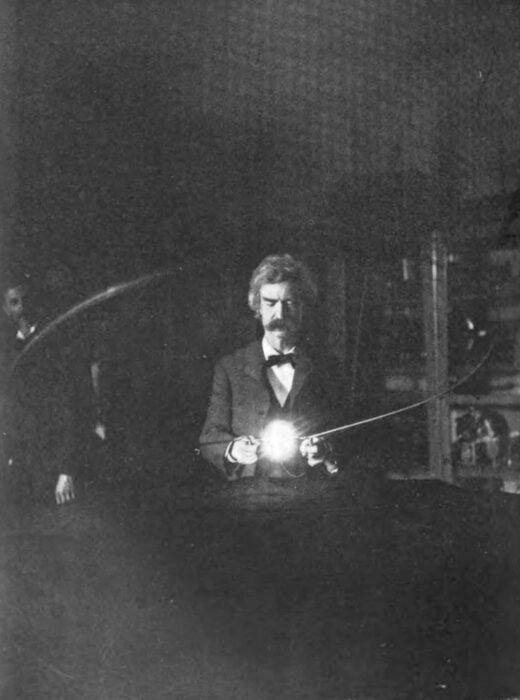 Mark Twain y Nikola Tesla