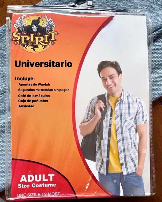 Disfraz universitario