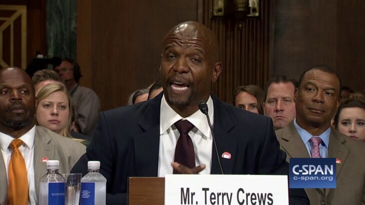 Terry Crews en la corte
