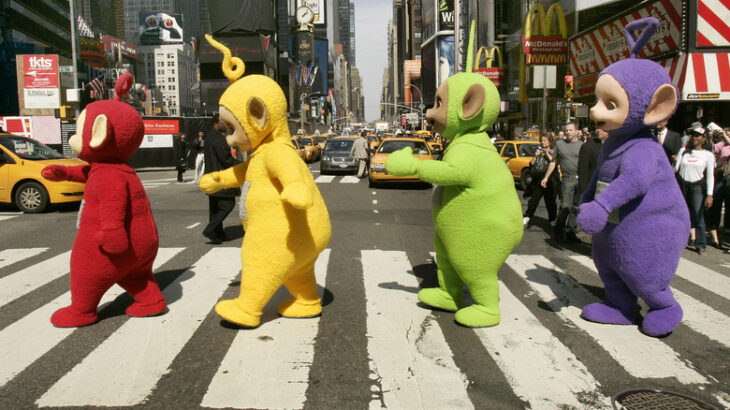 Los Teletubbies en Nueva York