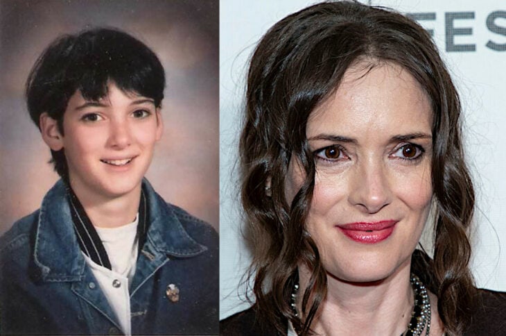 WInona Ryder antes y ahora