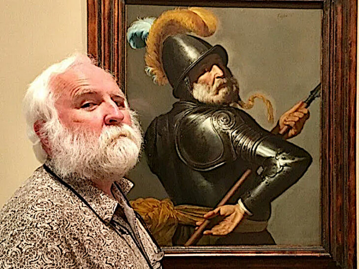 Museo Norton Simon - Hombre en armadura sosteniendo pica