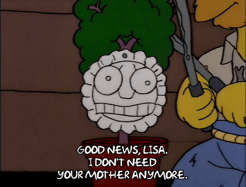 La planta de Marge creada por Homer es la mujer perfecta podando la casa del árbol de Homer Simpson abandonada por Marge Lisa, ya no necesitarás a tu madre