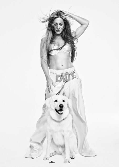 Jennifer Aniston y su perro