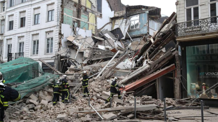 Cae edificio en Francia estudiante salva a los inquilinos