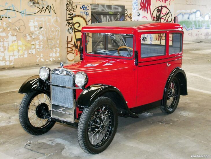 BMW DIxi rojo de 1928