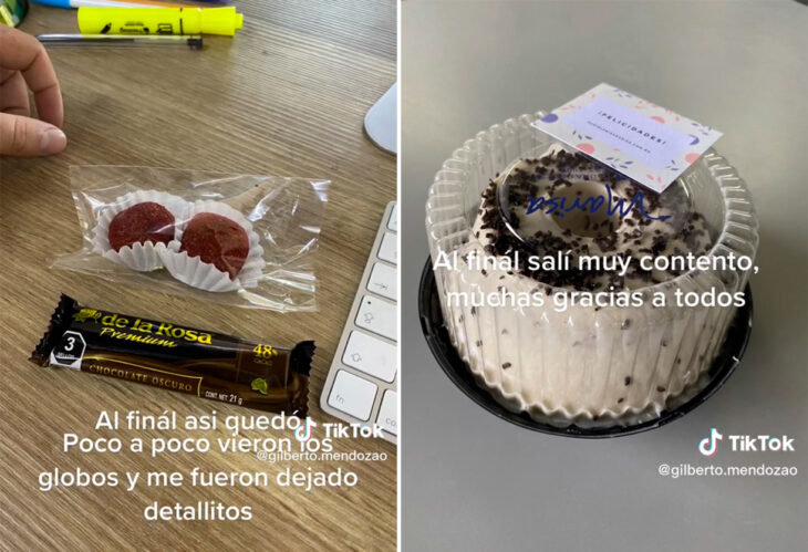 Se olvidaron de su cumpleaños y el mismo decoró su lugar