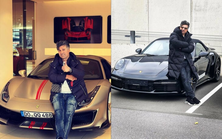Chido Yiridim trabajador turco ganador de diez millones de libras más de diez millones de dólares en lotería alemana compró un Ferrari 488 spider y un porsche por más de medio millón de dólares en total