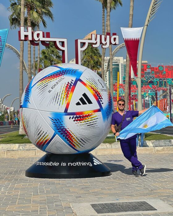 Pospuso su boda para poder ir al Mundial