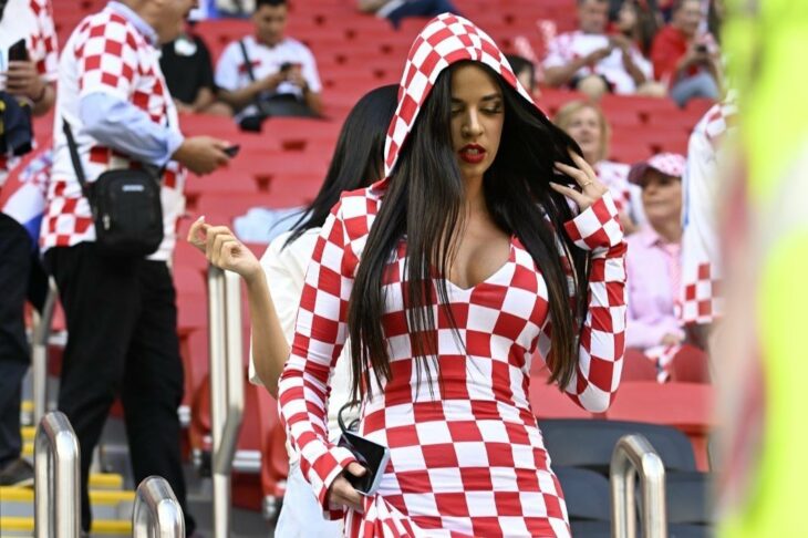 Ex Miss Croacia criticada por su vestimenta en el Mundial