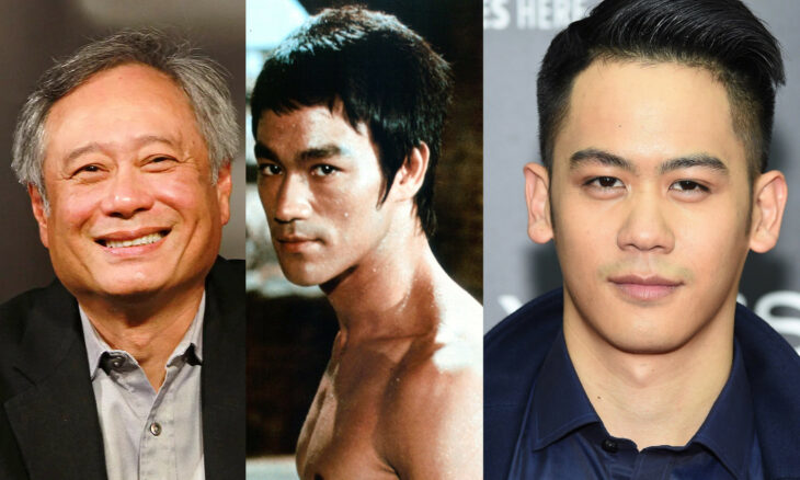 Anglee como director a la izquierda bruce lee y su nueva biopic estelarizada por mazon lee