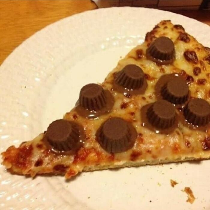 Pizza con chocolate