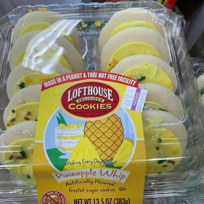 Galletas sabor piña