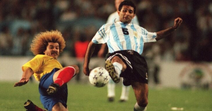 Carlos Valderrama Colombia Argentina 5-0