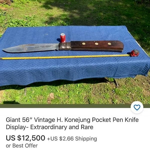 Cuchillo gigante