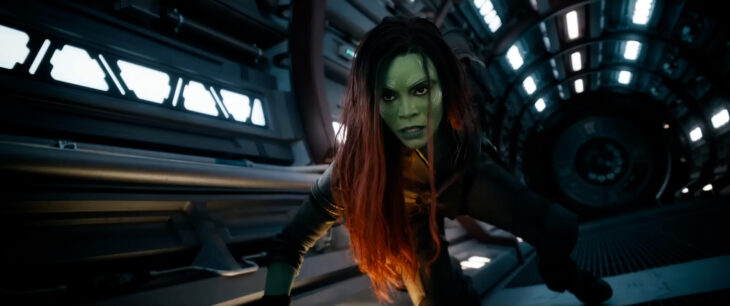 Gamora en Guardianes de la Galaxia 3